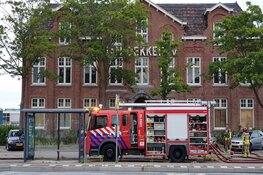 Brand in leegstaand pand Plein 13