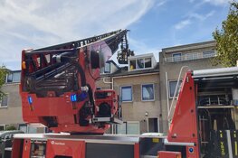 Dakbrand bij woning in Zaandijk
