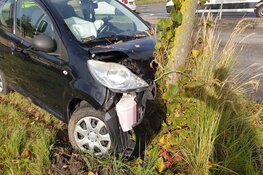 Automobiliste rijdt tegen boom in Zaandam