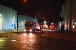 Brand in bedrijf in Westknollendam
