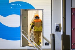 Brand in bedrijf in Westknollendam