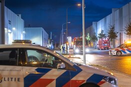 Brand in bedrijf in Westknollendam