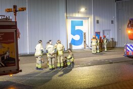 Brand in bedrijf in Westknollendam