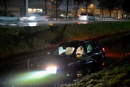 Auto te water langs N246 bij Wormerveer