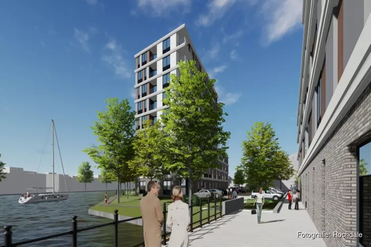 Woontorens met 120 sociale huurwoningen aan de Badhuisweg stap dichterbij