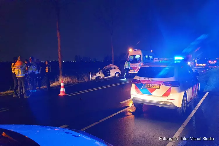 Gewonde en veel schade bij ongeval op N246