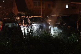 Twee brandstichtingen in dezelfde nacht in dezelfde straat in Poelenburg