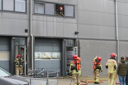 Brand in bedrijf in Wormerveer