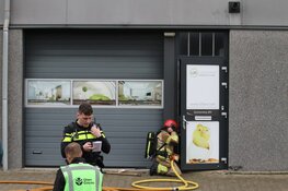 Brand in bedrijf in Wormerveer