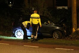 Auto tegen boom in Koog aan de Zaan, twee gewonden