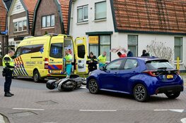 Scooterrijder aangereden in Krommenie