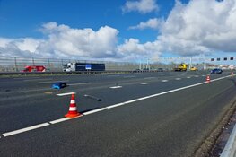 A8 enige tijd dicht na ongeval