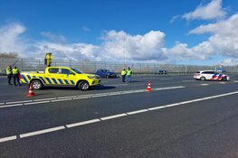 A8 enige tijd dicht na ongeval