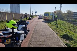 Ongeluk op fietspad bij Wormerveer