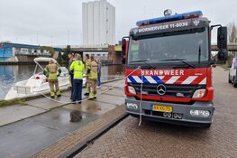 Brandje op boot tussen Wormer en Wormerveer