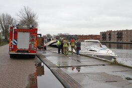 Brandje op boot tussen Wormer en Wormerveer