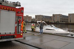 Brandje op boot tussen Wormer en Wormerveer