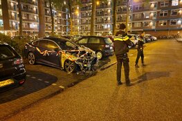 Auto in brand in Krommenie