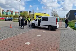Fietsster aangereden door bestelbus in Zaandam