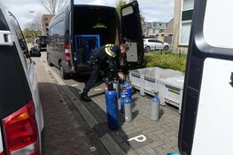 150 flessen met lachgas in beslag genomen in Wormerveer