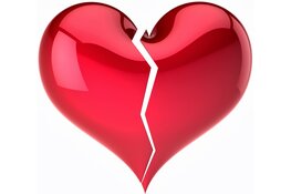 Een gebroken hart hebben