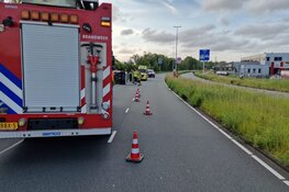 Gecrashte automobilist Zaandam met de schrik vrij