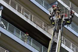 Brand op zeven hoog in Zaandam