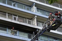 Brand op zeven hoog in Zaandam