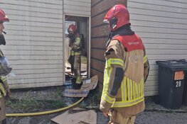 Brand in schuur van woning in Zaandijk