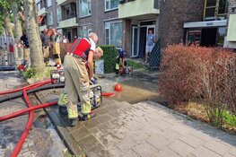 Wateroverlast bij flat in Zaandijk