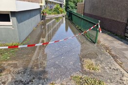 Wateroverlast bij flat in Zaandijk