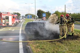 Auto door brand verwoest op N246