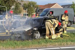 Auto door brand verwoest op N246