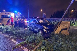 Bestuurder gewond bij eenzijdig ongeval N246