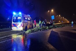 Bestuurder gewond bij eenzijdig ongeval N246