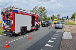 Kopstaartbotsing op N203 in Krommenie