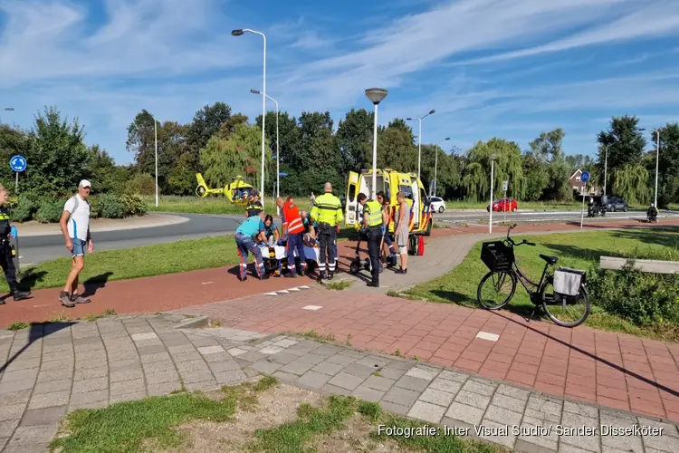 Bestuurder elektrische step met spoed naar het ziekenhuis na val in Zaandam