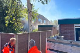 Woningbrand in Oostknollendam