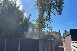 Woningbrand in Oostknollendam