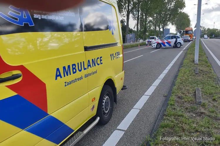 Motorrijder gewond bij ongeval Knooppunt Zaandam