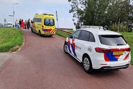 Ongeval in Nauerna, wielrenner gewond