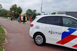 Ongeval in Nauerna, wielrenner gewond