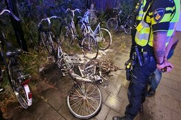 Brand in fietsenstalling treinstation Zaandijk