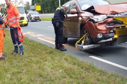 Drie auto`s beschadigd bij botsing in Zaandam