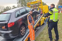 Drie auto`s beschadigd bij botsing in Zaandam