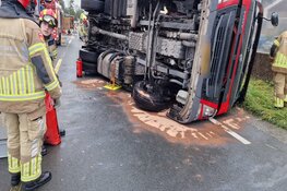 Ongeval met vrachtwagen in Zaandijk