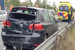 Botsing tussen vrachtwagen en auto in Krommenie