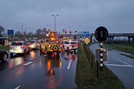 N203 afgesloten door kettingbotsing