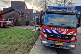 Schoorsteenbrand in Assendelft