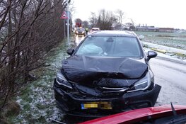 Slippartij door gladheid in Assendelft